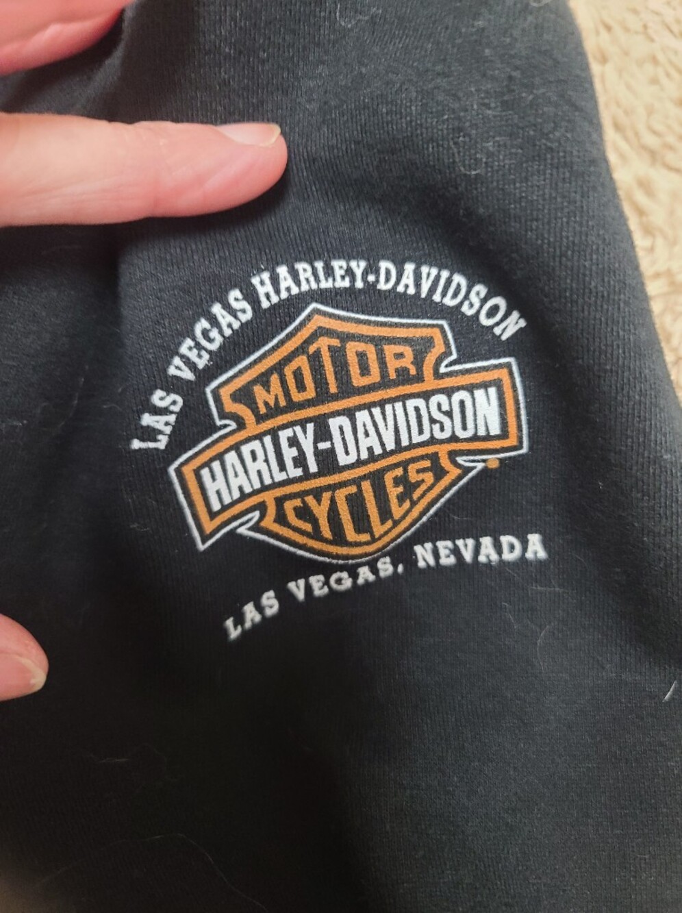 Lot Of Harley-Davidson Black Graphic Hoodies & Tees Bundle Size Medium - Picture 9 of 16